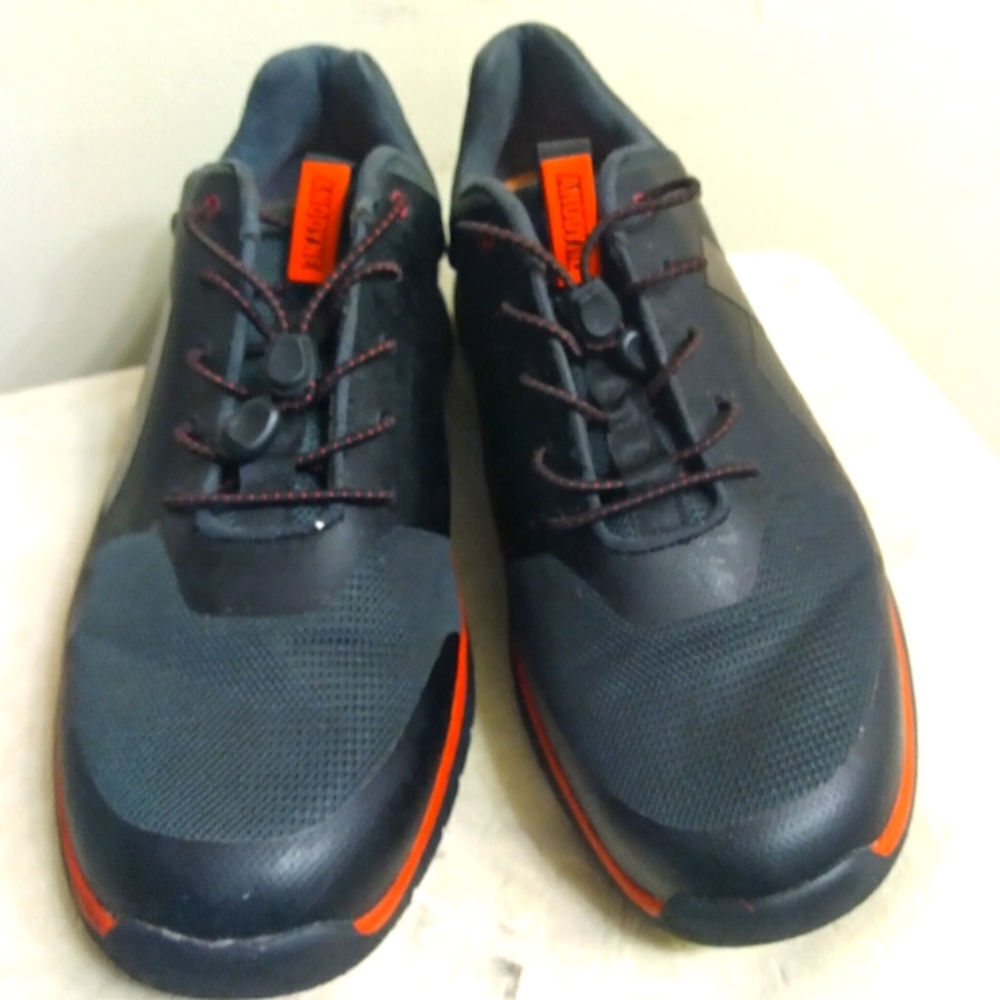 Mens ANODYNE red Black Comfortable Shoes Size 12 W